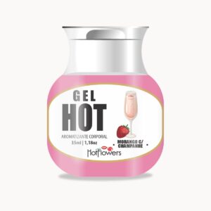 Gel Hot Morango com Champanhe 35ml